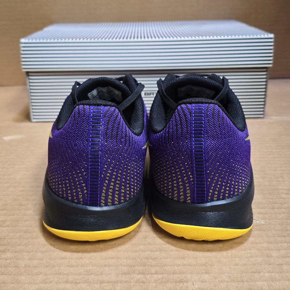 Nike Kobe Purple Black Yellow Low-Top Basketball Shoes - Picture 5 of 7